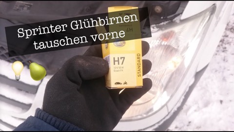 Glühbirnen vorne tauschen (Abblendlicht)